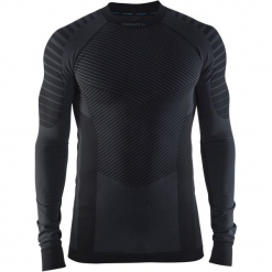 Craft Bluzka Active Intensity Black Xxl. Czarne bielizna termoaktywna męska Craft, z długim rękawem. Za 165.00 zł.