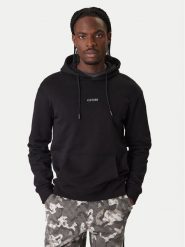 Guess Bluza Z6RQ18 KAIJ1 Czarny Regular Fit. Czarne bluzy nierozpinane męskie Guess, m, z aplikacjami, z bawełny, bez ramiączek, bez kaptura. Za 349.99 zł.