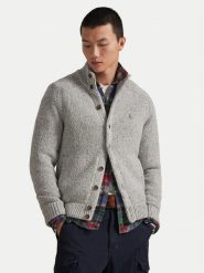 Polo Ralph Lauren Kardigan 710979109002 Szary Regular Fit. Szare swetry męskie Polo Ralph Lauren, bez wzorów, z wełny, bez kołnierzyka, bez ramiączek. Za 1,199.00 zł.