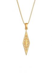 KUZZOI Męski wisiorek romb Ornament Used Look ze srebra próby 925 Sterling Silver Biżuteria męska 1 ct Męskie. Szara biżuteria dla mężczyzn KUZZOI, z materiału, srebrne. Za 249.89 zł.