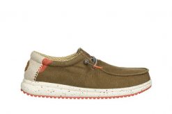 Półbuty Walk In Pitas Nias Camel 003312, Zielony, Materiał - 44. Zielone codzienne półbuty męskie Walk In Pitas, na lato, bez wzorów, z bawełny, wakacyjne, bez obcasa, bez zapięcia. W wyprzedaży za 224.10 zł.