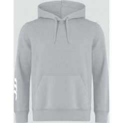 Bluza z kapturem Canterbury Club. Szare bluzy nierozpinane męskie CANTERBURY, z aplikacjami, z dresówki, eleganckie, bez ramiączek, z kapturem. Za 334.50 zł.