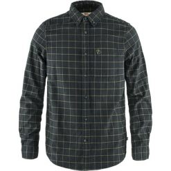 Koszula turystyczna męska Fjallraven Ovik Flannel Shirt. Czarne koszule męskie Fjällräven, m, bez wzorów, bez kołnierzyka, bez ramiączek. Za 429.99 zł.
