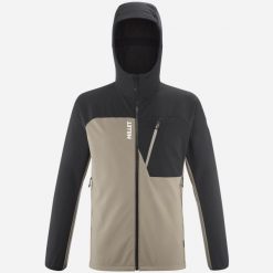 Kurtka softshell męska Millet Magma Shield Hoodie. Brązowe kurtki męskie Millet, m, bez wzorów, z softshellu, sportowe, bez ramiączek, bez kaptura. Za 629.99 zł.