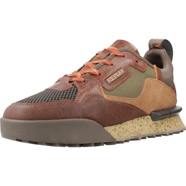 Buty REPLAY FIELD MELT 25 Zielony. Zielone buty trekkingowe męskie Replay, bez wzorów, ze skóry, bez zapięcia, trekkingowe. Za 555.99 zł.