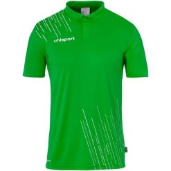 Polo Uhlsport Score 26 Poly. Białe koszulki polo męskie Uhlsport, bez wzorów, sportowe, bez kołnierzyka, bez ramiączek. Za 180.00 zł.