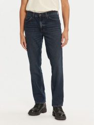 Mustang Jeansy Tramper 1015513 Granatowy Straight Fit. Niebieskie jeansy męskie Mustang, bez wzorów, z bawełny. Za 209.99 zł.