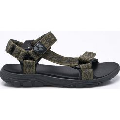 Jack Wolfskin - Sandały Seven Seas. Czarne sandały męskie Jack Wolfskin, z materiału. W wyprzedaży za 179.90 zł.