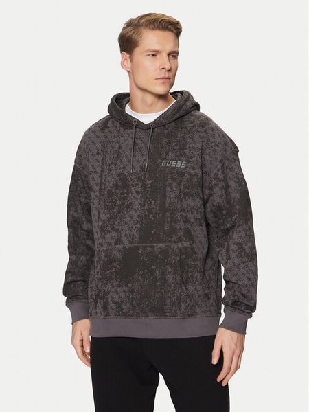 Guess Bluza Z5RQ16 K9YI1 Szary Regular Fit. Szare bluzy nierozpinane męskie Guess, m, z aplikacjami, z bawełny, bez ramiączek, bez kaptura. Za 249.99 zł.