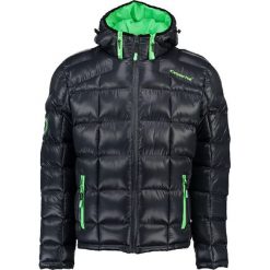 Kurtka zimowa "Dactylon" w kolorze antracytowo-jaskrawozielonym. Szare kurtki męskie Canadian Peak, na zimę. W wyprzedaży za 363.95 zł.