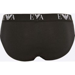 Emporio Armani - Slipy (2-pack). Czarne slipki męskie Emporio Armani, m, bez wzorów, z bawełny. W wyprzedaży za 99.90 zł.
