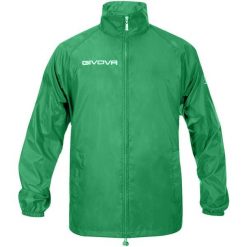 Kurtka Givova Rain Basico zielona. Zielone kurtki męskie Givova, m, bez wzorów, sportowe, bez ramiączek, bez kaptura. Za 50.00 zł.