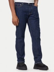 Tommy Jeans Jeansy Ryan DM0DM22187 Granatowy Slim Fit. Niebieskie jeansy męskie Tommy Jeans, bez wzorów, z bawełny. Za 429.99 zł.