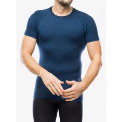 Koszulka termoaktywna męska Ortovox 230 Competition Short Sleeve. Niebieskie bielizna termoaktywna męska ORTOVOX, m, bez wzorów, bez ramiączek. Za 350.99 zł.