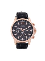 Guess Zegarek Walker GW0901G5 Czarny. Czarne, analogowe zegarki męskie Guess. Za 649.99 zł.