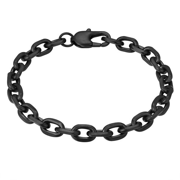 True Rebels Bransoletka Stal nierdzewna Czarny Bransoletki 1 ct Męskie. Czarne biżuteria dla mężczyzn True Rebels, z materiału, ze stali. Za 159.99 zł.