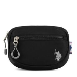 Saszetka nerka U.S. Polo Assn. Czarne saszetki męskie U.S. Polo Assn., bez wzorów, małe. Za 109.99 zł.