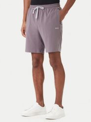 BOSS Szorty sportowe Mix&Match 50515314 Fioletowy Regular Fit. Fioletowe szorty sportowe męskie Boss, bez wzorów, z bawełny, sportowe. Za 189.99 zł.