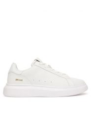 Just Cavalli Sneakersy 79QA3SBG ZPB65 Biały. Białe buty sportowe na co dzień męskie Just Cavalli, m, bez wzorów, ze skóry, bez ramiączek, bez kaptura. Za 539.99 zł.