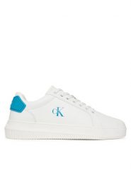 Calvin Klein Jeans Sneakersy Chunky Cupsole Ru Patch Lth YM0YM01296 Biały. Białe buty sportowe na co dzień męskie Calvin Klein Jeans, m, bez wzorów, z jeansu, bez ramiączek, bez kaptura. Za 399.99 zł.