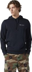 Bluza męska Champion Hooded Sweatshirt granatowa 220729 BS501 L. Bluzy nierozpinane męskie CHAMPION, l, bez wzorów, bez ramiączek, bez kaptura. Za 376.70 zł.