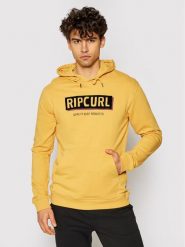 Rip Curl Bluza Bohed Hooded Pop CFEYN4 Żółty Regular Fit. Żółte bluzy nierozpinane męskie Rip Curl, l, bez wzorów, z bawełny, bez ramiączek, bez kaptura. Za 249.99 zł.