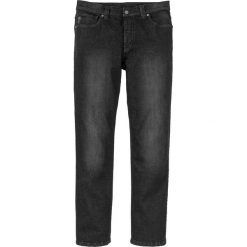 Dżinsy Regular Fit Straight bonprix czarny denim "used". Jeansy męskie marki bonprix. Za 59.99 zł.