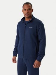 Guess Bluza Z6RQ16 KAIJ1 Granatowy Regular Fit. Niebieskie bluzy rozpinane męskie Guess, m, z aplikacjami, z bawełny, bez ramiączek, bez kaptura. Za 349.99 zł.