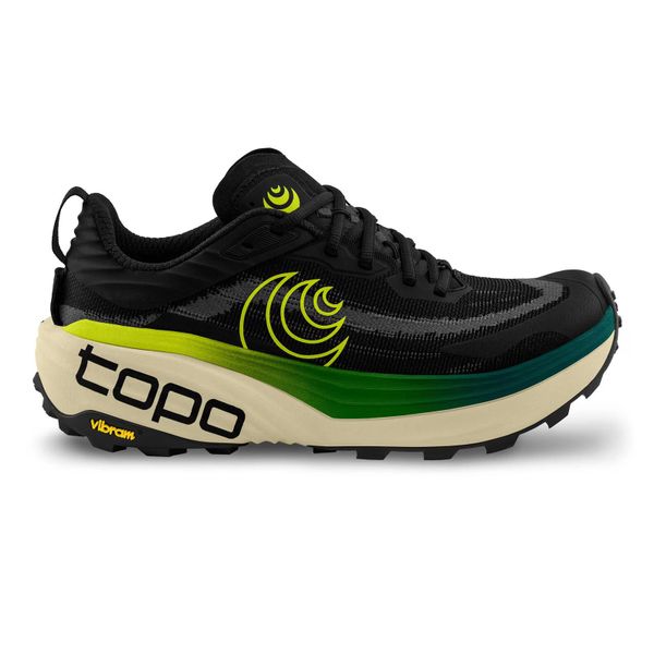 Buty trailowe Topo Athletic M-Vista. Czarne buty do biegania męskie Topo Athletic, bez wzorów, bez zapięcia, do biegania. W wyprzedaży za 706.00 zł.