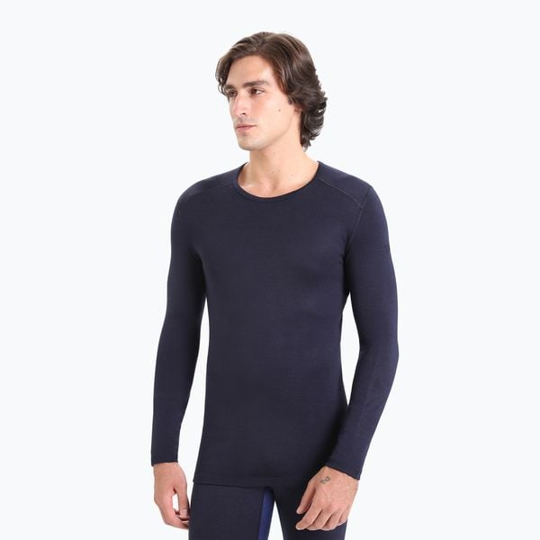 Longsleeve termoaktywny męski icebreaker 260 Tech Crewe. Niebieskie bielizna termoaktywna męska Icebreaker, m, bez wzorów, bez ramiączek, narciarskie. Za 359.99 zł.