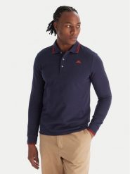 Robe di Kappa Polo Gord 6006570 Granatowy Slim Fit. Niebieskie koszulki polo męskie Robe di Kappa, l, bez wzorów, z bawełny, bez kołnierzyka, bez ramiączek. Za 199.99 zł.