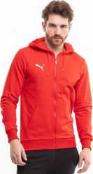 Puma Bluza męska Puma Team Goal Casuals Hooded czerwona 658595 01 XL. Czerwone bluzy nierozpinane męskie Puma, m, bez wzorów, bez ramiączek, bez kaptura. Za 199.81 zł.