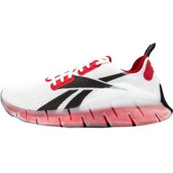 Buty do biegania męskie Reebok Zig Kinetica M. Białe buty do biegania męskie Reebok, bez wzorów, z materiału, bez zapięcia, do biegania. Za 339.99 zł.