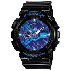 Zegarek Casio Męski GA-110HC-1AER G-Shock czarny. Czarne zegarki męskie Casio. Za 492.99 zł.