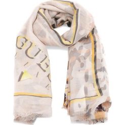 Szal GUESS - AWGL17 VIS03 BRO. Brązowe szaliki męskie Guess, z materiału. W wyprzedaży za 169.00 zł.
