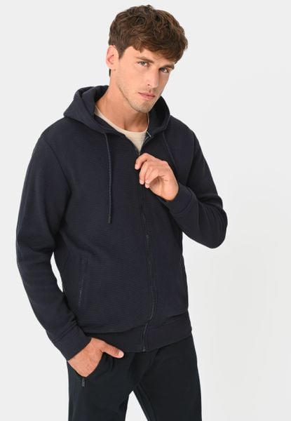 Bluza bawełniana B-LERMO. Brązowe bluzy rozpinane męskie Volcano, m, bez wzorów, z bawełny, klasyczne, bez ramiączek, z kapturem. Za 189.99 zł.