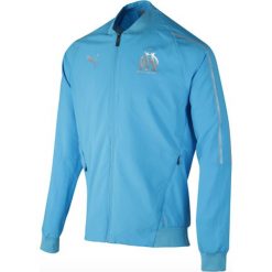 Kurtka "Olympique Marseille" w kolorze niebieskim. Kurtki męskie marki Puma. W wyprzedaży za 128.95 zł.
