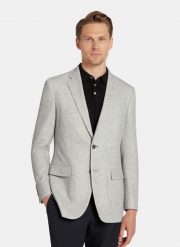 PAKO LORENTE - Szara marynarka melanż z dzianiny. Szare marynarki męskie Pako Lorente, bez wzorów, z dzianiny. Za 799.99 zł.