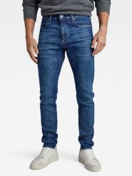 G-Star Raw Jeansy Revend D20071-D441 Niebieski Skinny Fit. Niebieskie jeansy męskie G-Star Raw, bez wzorów, z bawełny, retro. Za 469.99 zł.