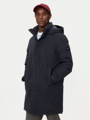 Tommy Hilfiger Parka MW0MW37369 Granatowy Regular Fit. Niebieskie parki męskie Tommy Hilfiger, m, bez wzorów, z syntetyku, bez kaptura. Za 1,359.00 zł.