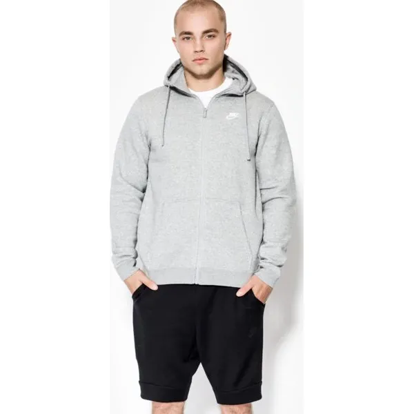 Nike Bluza M Nsw Hoodie Fz Flc Club , szary, rozmiar XXL. Szare bluzy z kapturem męskie Nike, m, bez wzorów, z bawełny, z kapturem. W wyprzedaży za 169.99 zł.