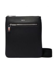 BOSS Saszetka 50558444 Czarny. Czarne saszetki męskie Boss, bez wzorów, ze skóry. Za 699.99 zł.