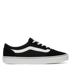 Tenisówki Vans. Czarne trampki męskie Vans, bez wzorów, bez zapięcia. Za 239.99 zł.