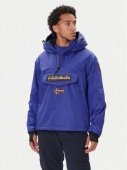 Napapijri Kurtka anorak Rainforest Next NP0A4IB9 Niebieski Regular Fit. Niebieskie kurtki męskie Napapijri, m, bez wzorów, z syntetyku, bez ramiączek, bez kaptura. Za 1,239.00 zł.
