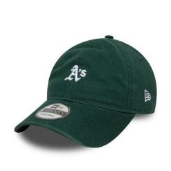 Czapka baseballowa 9Twenty Oakland Athletics Washed Mini Logo DKG. Zielone czapki męskie New Era, bez wzorów. Za 122.45 zł.