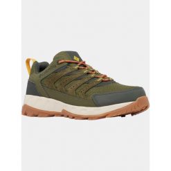 Buty Turystyczne Niskie Męskie Columbia Strata Trail Low WP. Zielone buty trekkingowe męskie Columbia, bez wzorów, sportowe, bez obcasa, bez zapięcia. Za 339.00 zł.