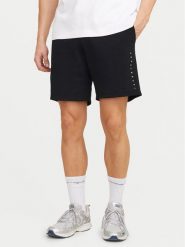 Jack & Jones Szorty sportowe Gordon 12248831 Czarny Regular Fit. Czarne szorty sportowe męskie Jack & Jones, bez wzorów, z bawełny, sportowe. Za 99.99 zł.