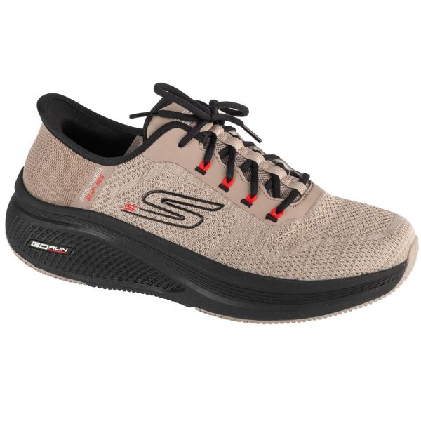 Buty do biegania męskie, Slip-Ins: Go Run Elevate 2.0. Szare buty do biegania męskie Skechers, bez wzorów, bez zapięcia, do biegania. Za 399.99 zł.