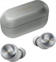 Technics wireless earbuds EAH-AZ100E-S, silver. Szare słuchawki bluetooth Technics. Za 1,268.99 zł.
