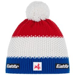Czapka dla dorosłych Star Pompon MÜ SKA. Niebieskie czapki męskie Eisbar, bez wzorów, z poliesteru, retro. Za 229.99 zł.